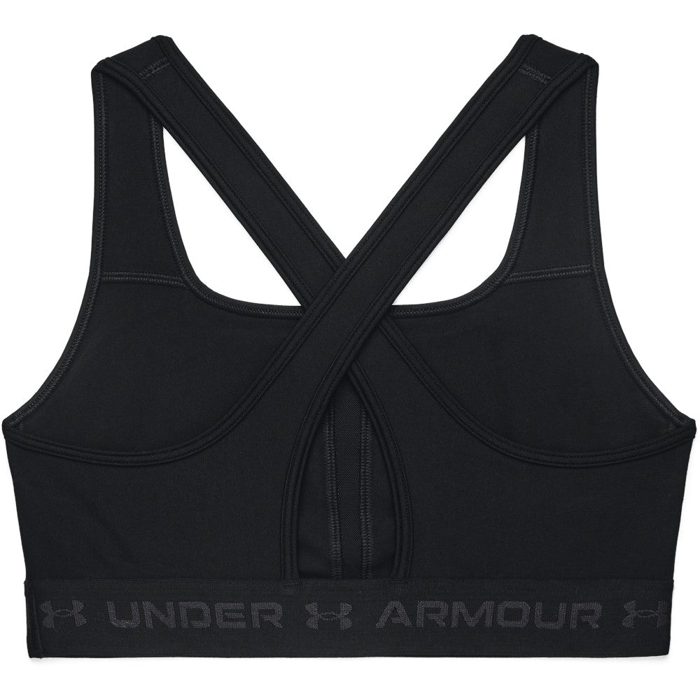 Under Armour Womens Crossback Mid Bra Black