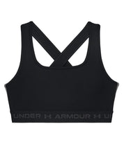 Under Armour Womens Crossback Mid Bra Black