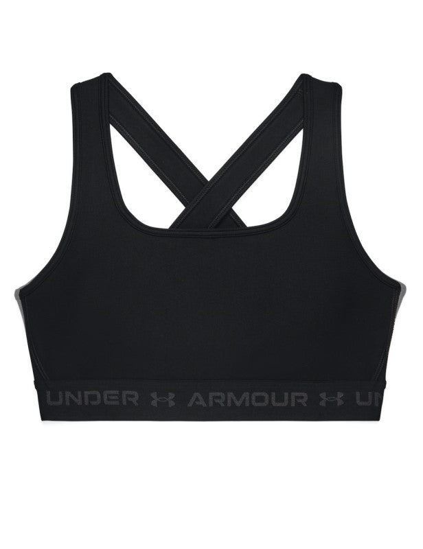 Under Armour Womens Crossback Mid Bra Black