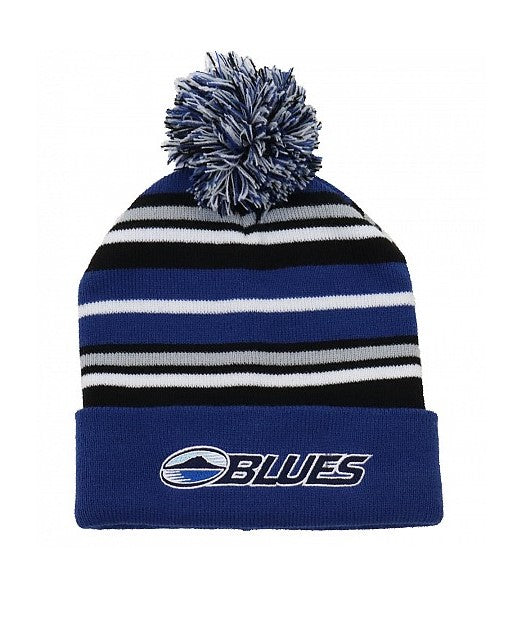 Blues Kids Pom Pom Beanie