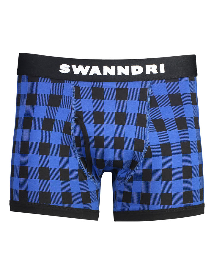 Swanndri Men's Cotton Undies Blue/Black