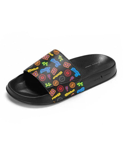 Triple Threat Logo Slides Black