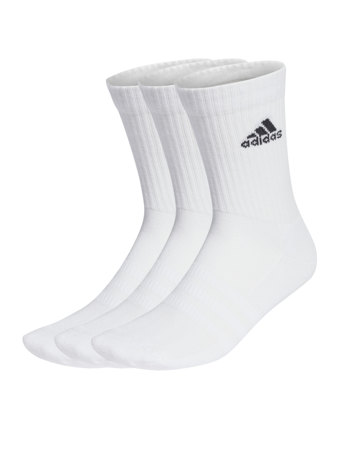 adidas Cushioned Crew Socks 3-Pack White