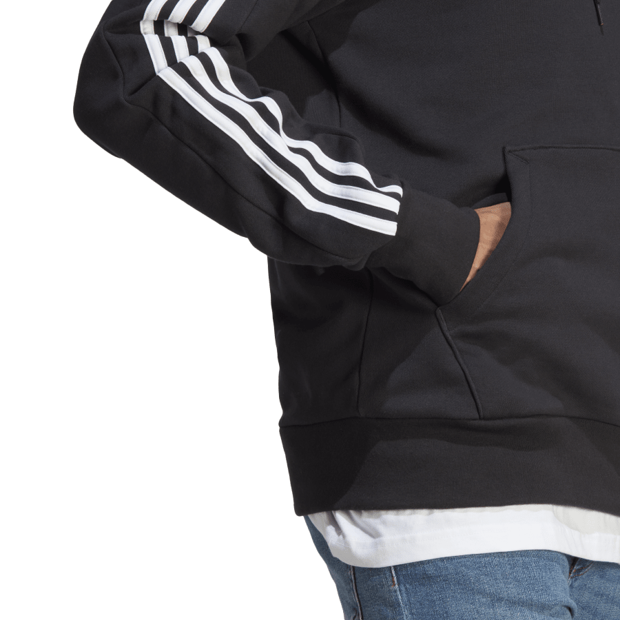 Adidas Ess 3S French Terry Hoodie Black