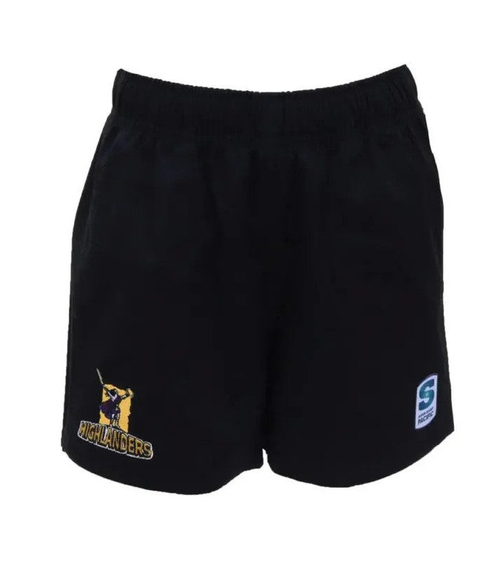 Kids Highlanders Super Rugby Shorts RYOS NZ