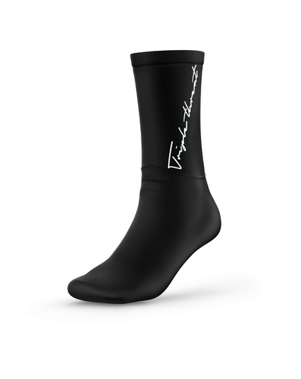Triple Threat GOAT Script Sock Black