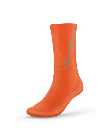 Triple Threat GOAT Script Sock Orange