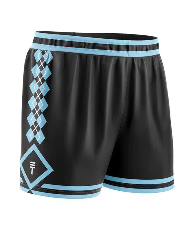 Triple Threat Kids Carolina Basketball Short Black