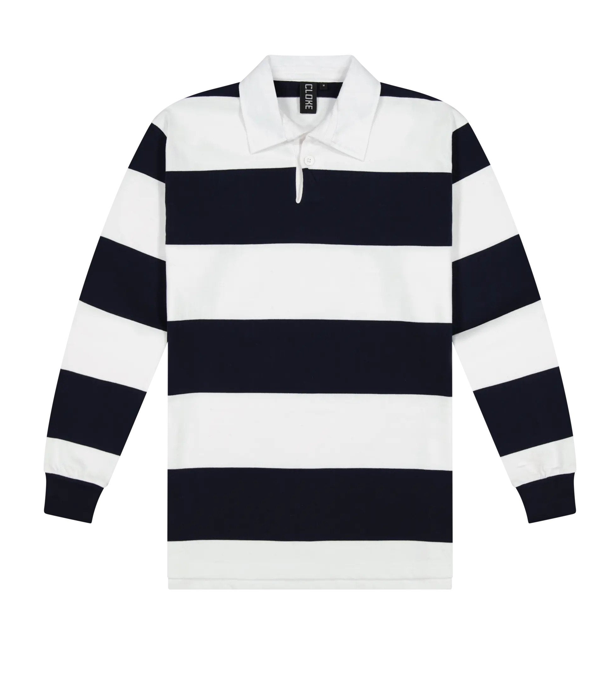 Long Sleeve Rugby Shirt Black And White Hunter For Target Boys