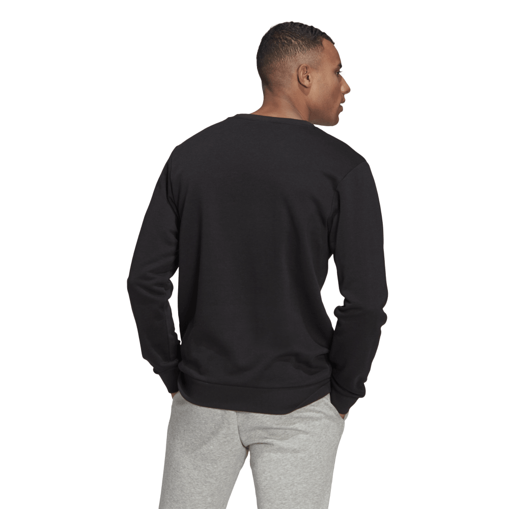 Adidas Big Logo French Terry Sweatshirt Black