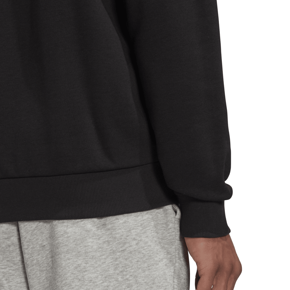 Adidas Big Logo French Terry Sweatshirt Black