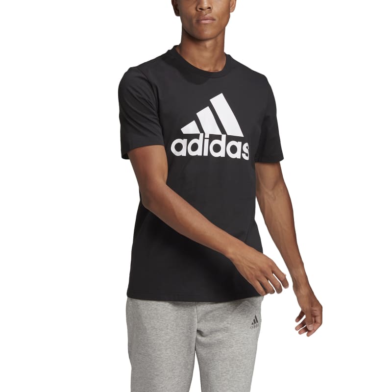 Adidas Big Logo Ess Tee Black