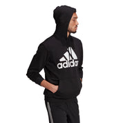 Adidas Mens Big Logo French Terry Hoodie Black