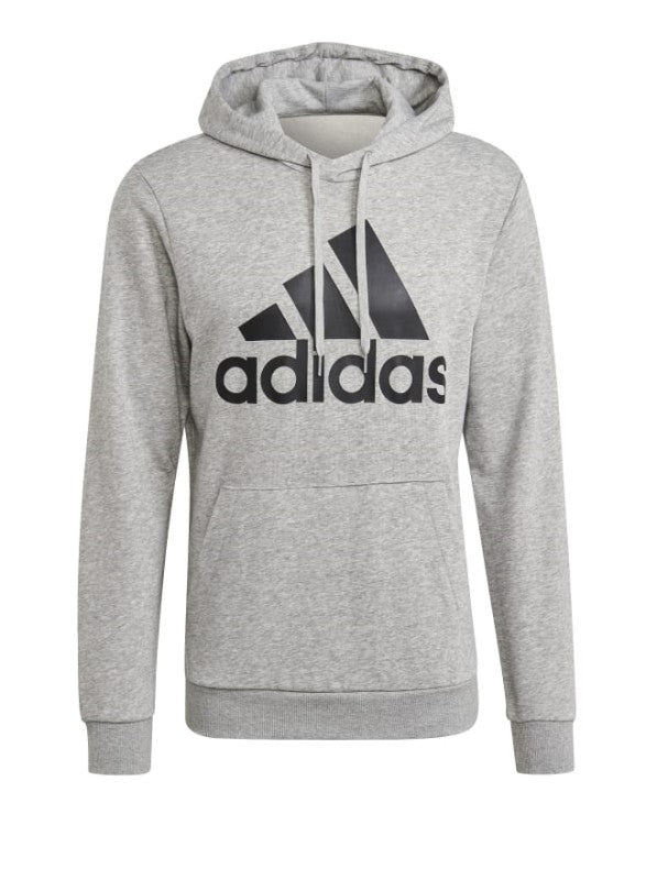 Adidas Big Logo French Terry Hoodie Grey