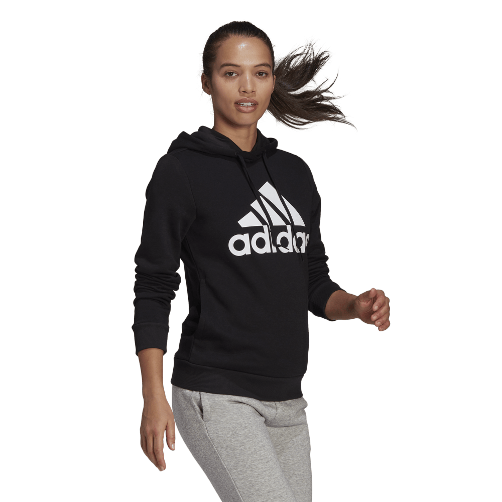 Adidas Women's Essentials Logo Fleece Hoodie Black