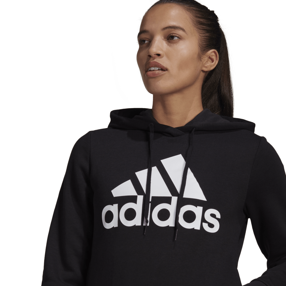 Adidas Women's Essentials Logo Fleece Hoodie Black