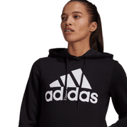 Adidas Women's Essentials Logo Fleece Hoodie Black