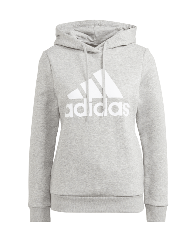 Adidas Women's Essentials Logo Fleece Hoodie Grey