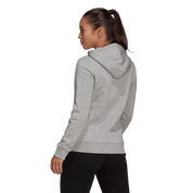 Adidas Women's Essentials Logo Fleece Hoodie Grey