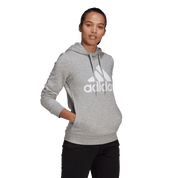 Adidas Women's Essentials Logo Fleece Hoodie Grey