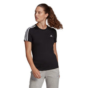 Adidas Womens 3S Ess T-Shirt Black