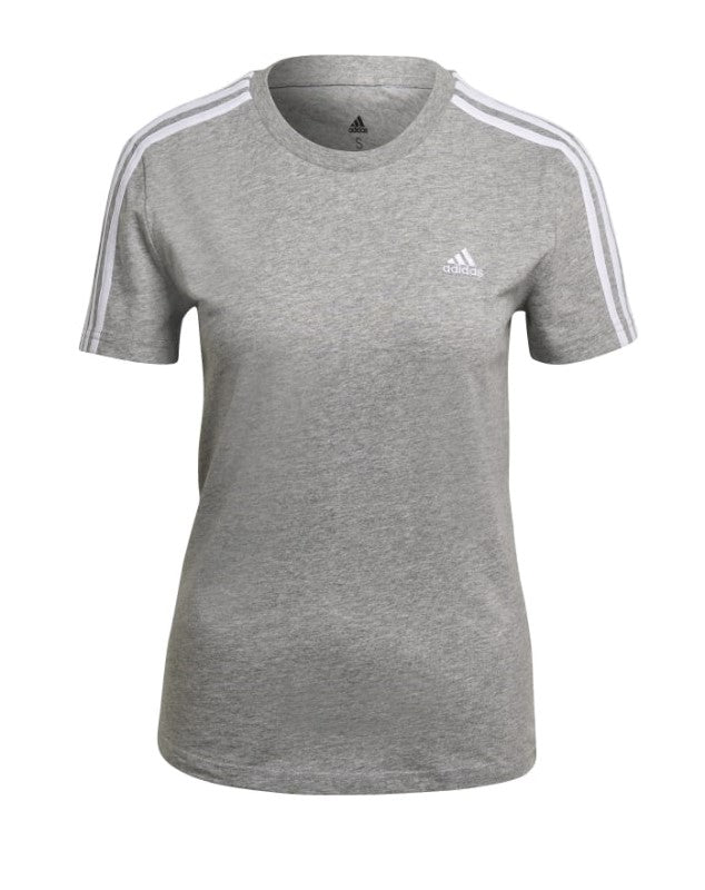 Adidas Womens 3S T-Shirt Grey
