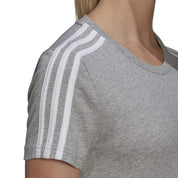 Adidas Womens 3S T-Shirt Grey