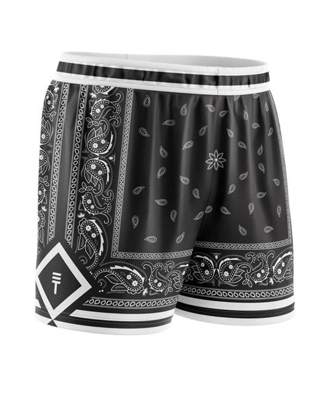 Triple Threat Logo Basketball Short Black – RYOS NZ