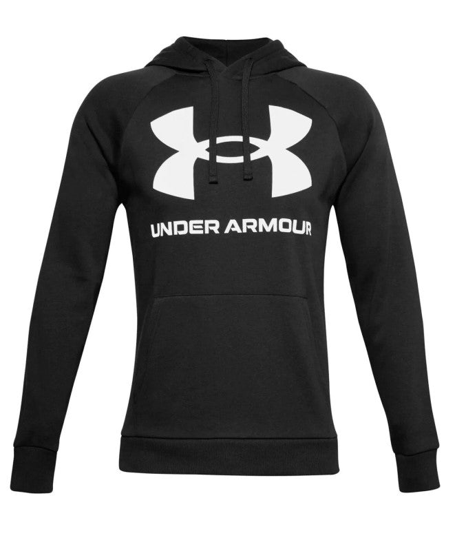 UA Rival Fleece Big Logo Hoodie Black