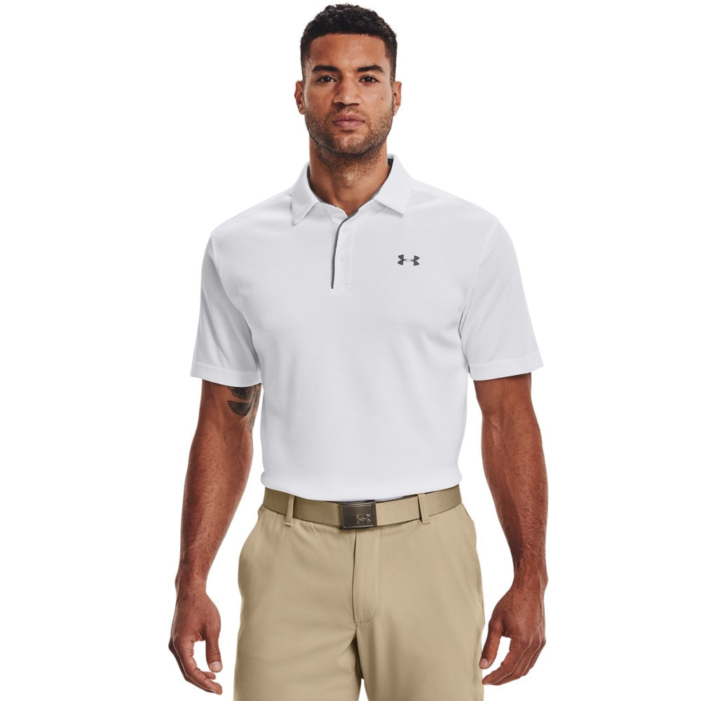 Under Armour Tech Men’s Golf Polo Shirt White