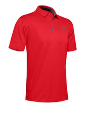 Under Armour Tech Men’s Golf Polo Shirt Red