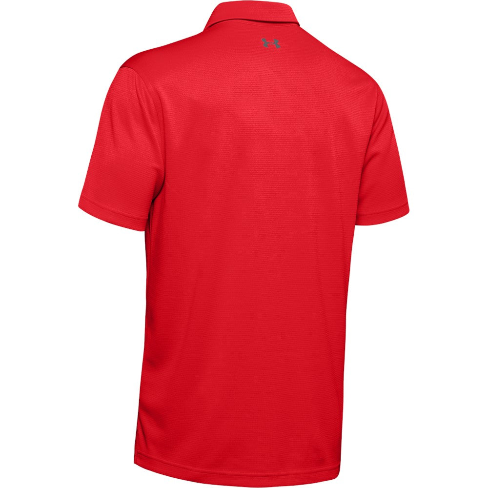 Under Armour Tech Men’s Golf Polo Shirt Red