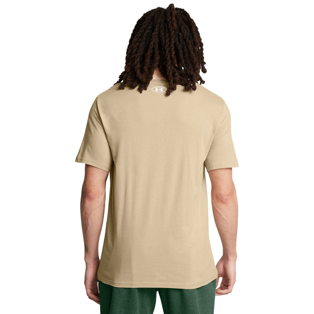 Under Armour Men's Sportstyle LC T-Shirt Khaki/White