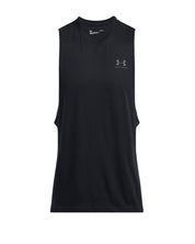 Under Armour Men's Left Chest Cut-Off Tank Black