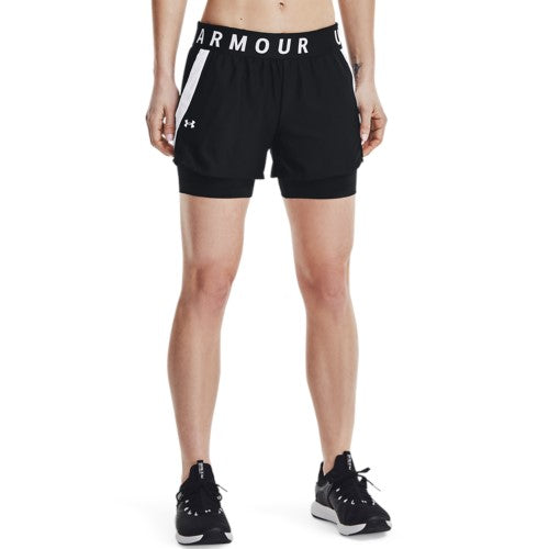 Under Armour Women's Play Up 2-In-1 Shorts Black