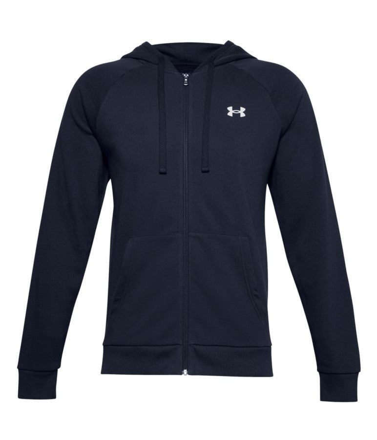 Under Armour Rival Cotton Full Zip Hoodie Midnight Navy
