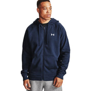 Under Armour Rival Cotton Full Zip Hoodie Midnight Navy