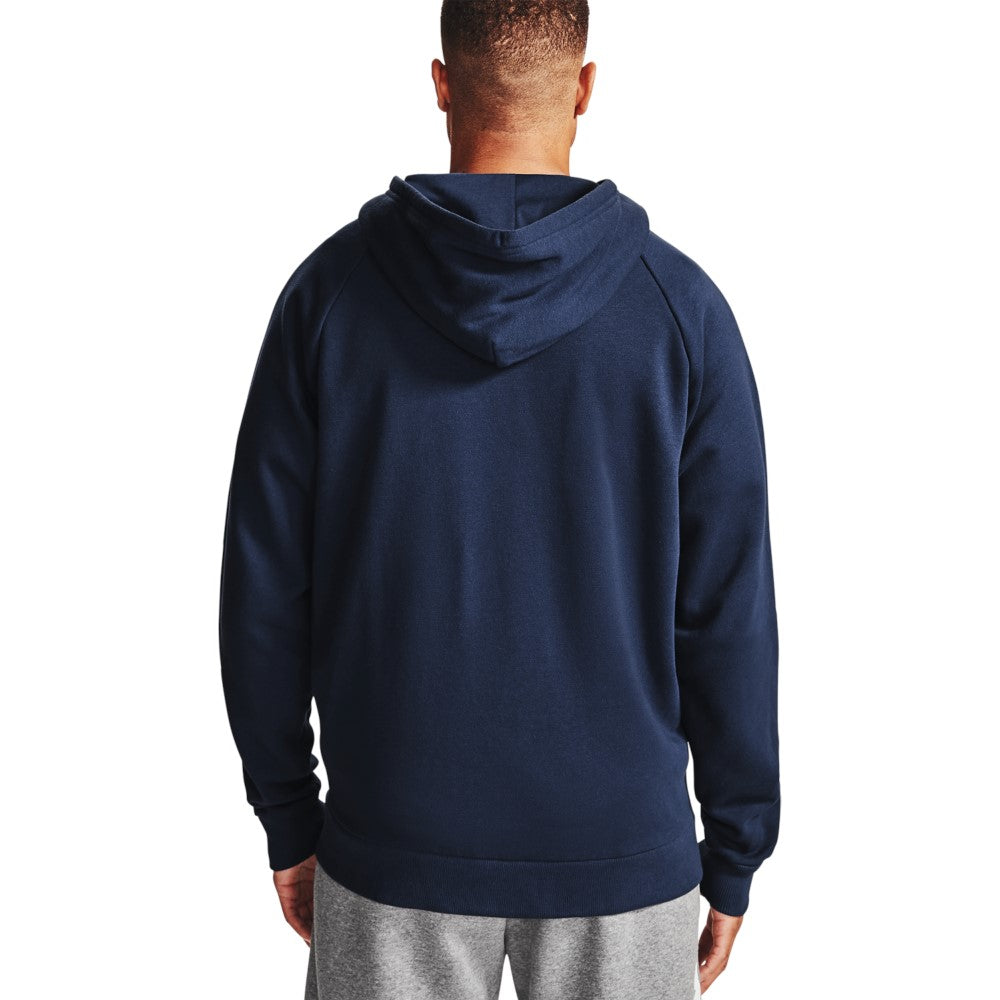Under Armour Rival Cotton Full Zip Hoodie Midnight Navy