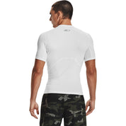 Under Armour Mens HG Armour Comp SS Tee White