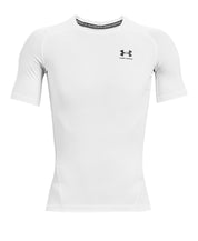 Under Armour Mens HG Armour Comp SS Tee White