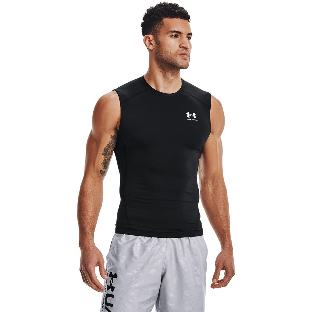 Under Armour Heat Gear Armour Compression Singlet Black