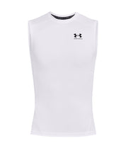 Under Armour Heat Gear Armour Compression Singlet White