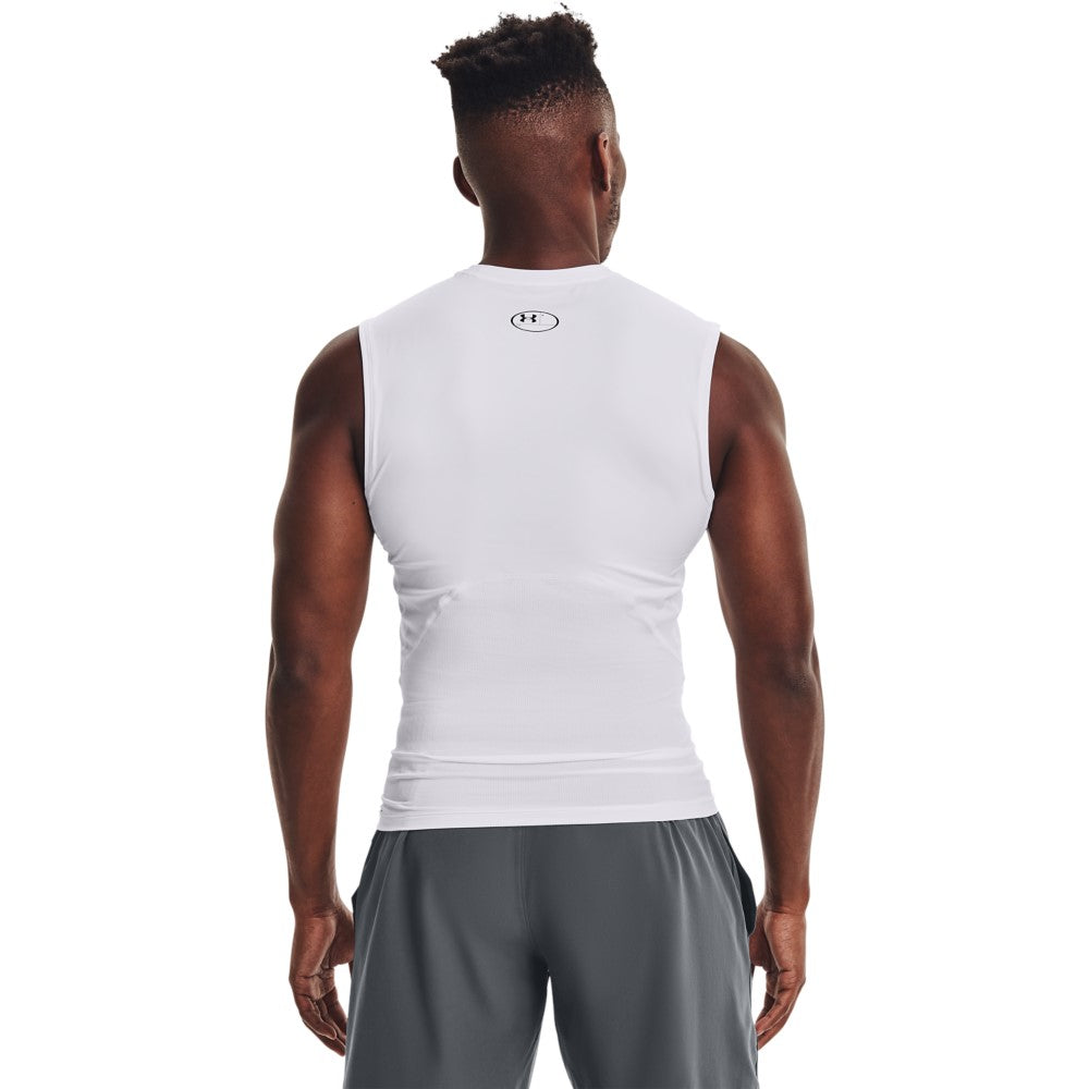 Under Armour Heat Gear Armour Compression Singlet White