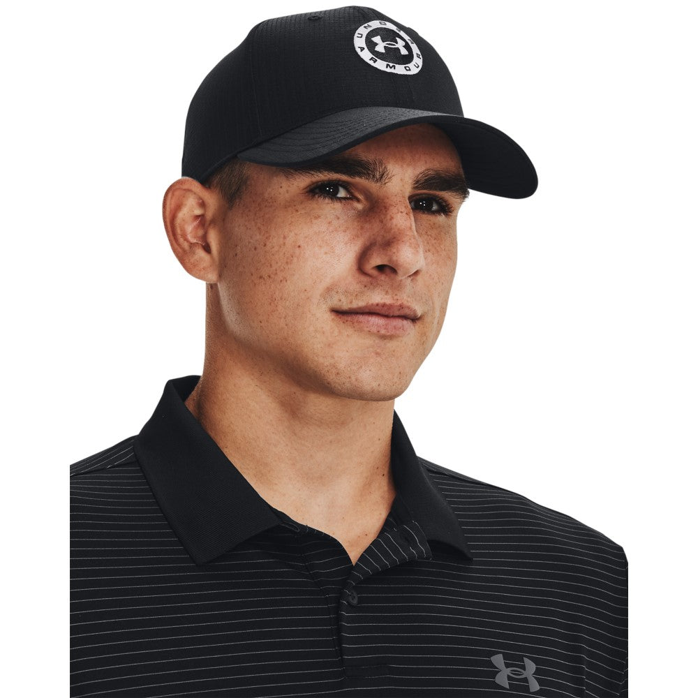 Under Armour Men's Jordan Spieth Tour Adjustable Golf Hat Black