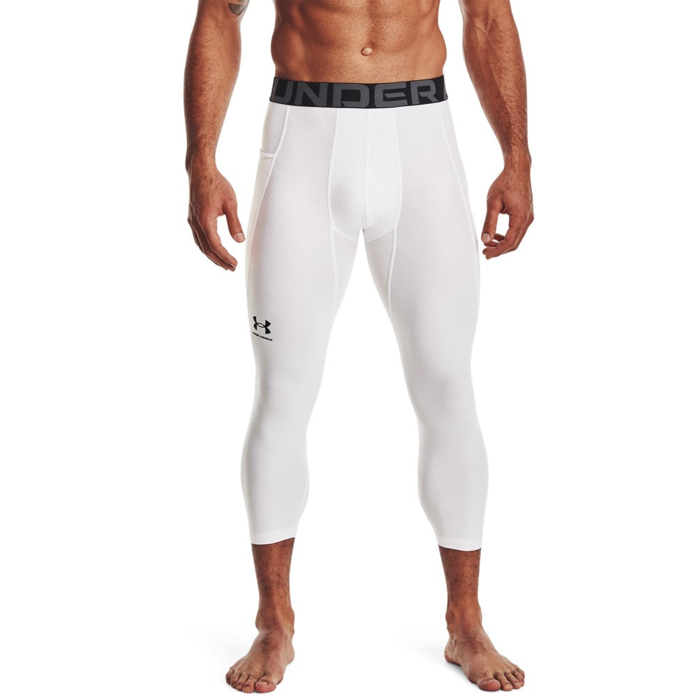 Under Armour Men's HeatGear® ¾ Leggings White