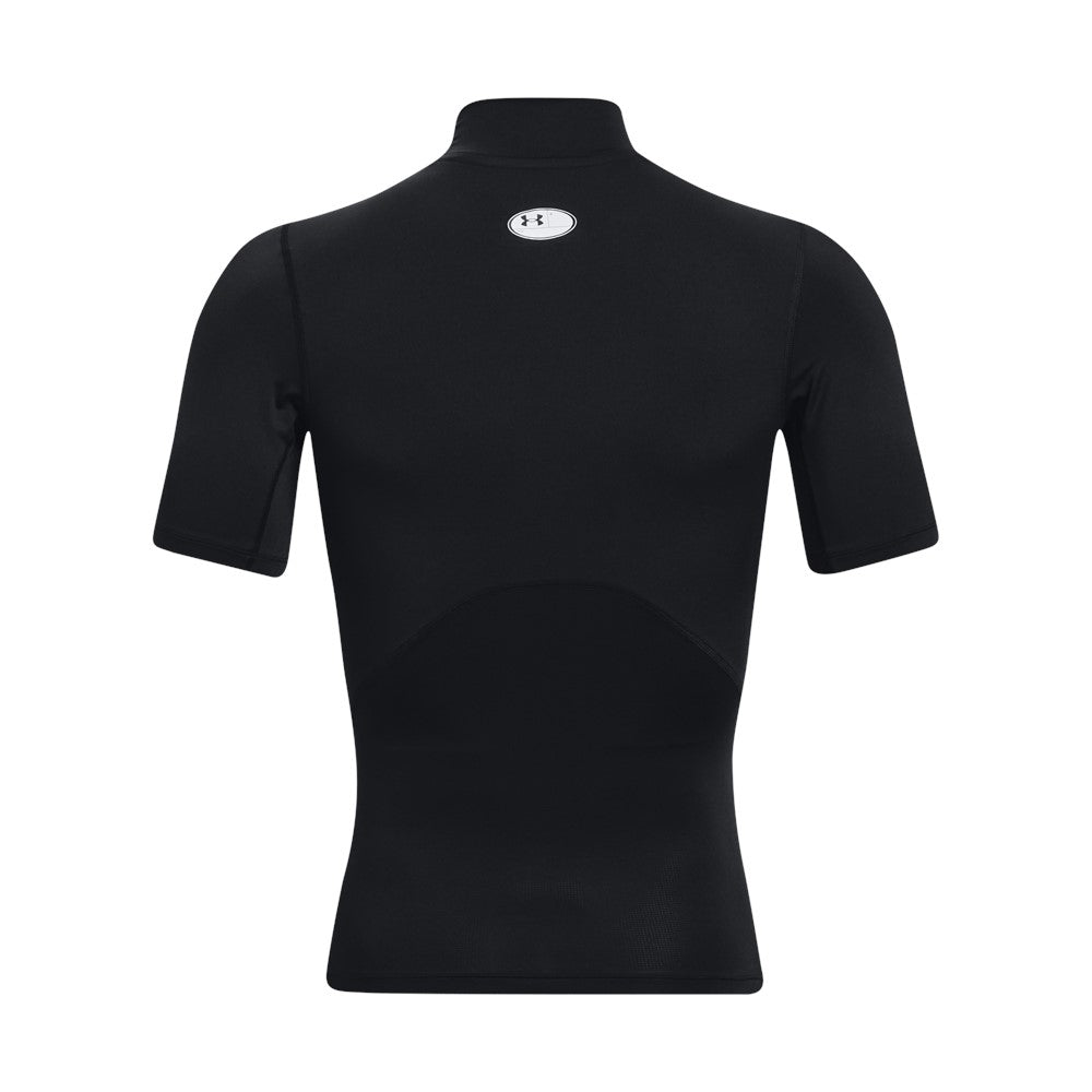 Under Armour Mens HG Armour Comp Mock SS Tee Black