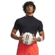Under Armour Mens HG Armour Comp Mock SS Tee Black