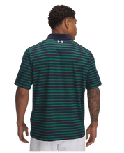 Under Armour Men's Matchplay Stripe Polo Navy/Green