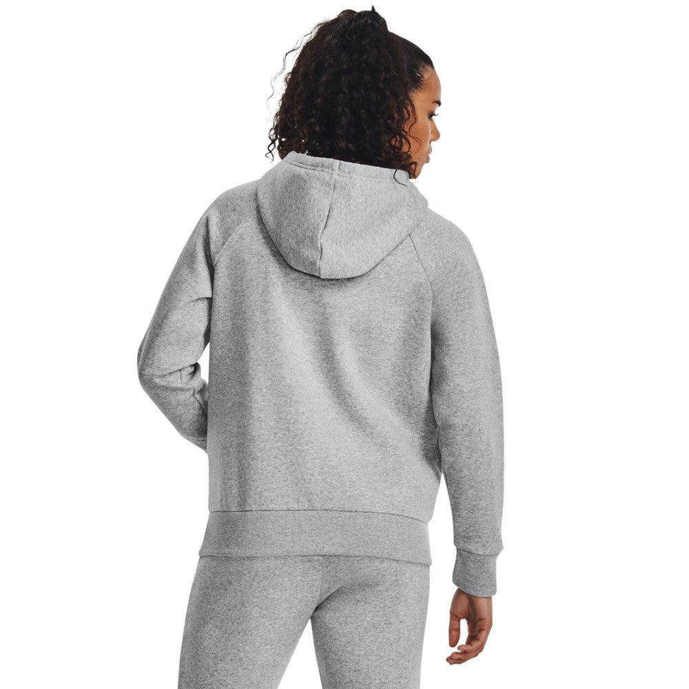 Under Armour Women's Rival Fleece Big Logo Hoodie Grey