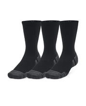 Under Armour Performance Tech 3pk Crew Socks Black